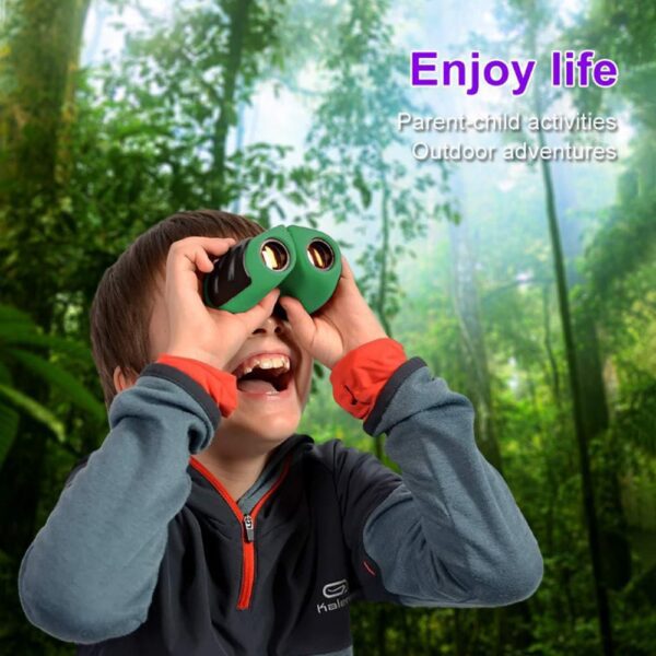 Mini Binoculars Compact Telescope Kids Telescope Gift Toys for Children Portable Scope Angle Zoom Cute Binoculars night vision 5