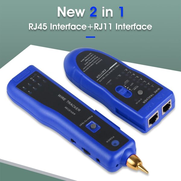 Free shipping RJ11 RJ45 Cat5 Cat6 Telephone Wire Tracker Tracer Ethernet LAN Network Cable Tester Detector Line Finder 2