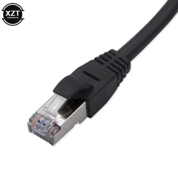 RJ45 Splitter LAN Ethernet Network RJ45 Connector Splitter Adapter Cable for PC Networking Extension 1 Male to 2/3 Female Cable 2