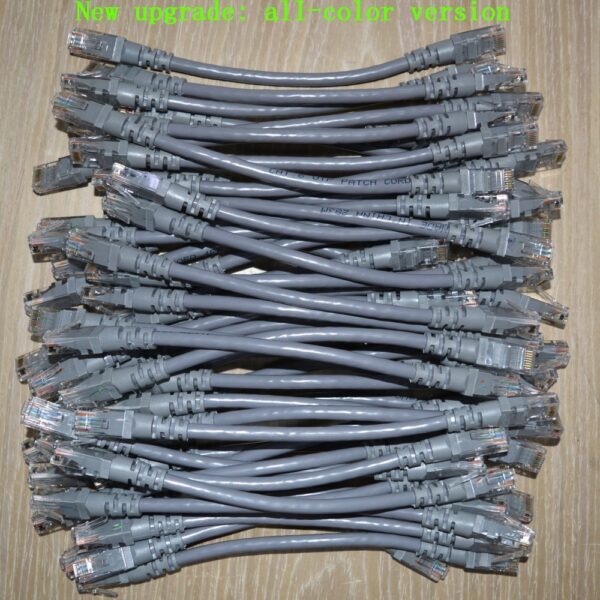 0.15m 0.2m 0.25m 0.3m 0.5m UTP CAT6 cable RJ45 network Patch cords copper wires LAN line For Gigabit Ethernet Router PC Computer 5