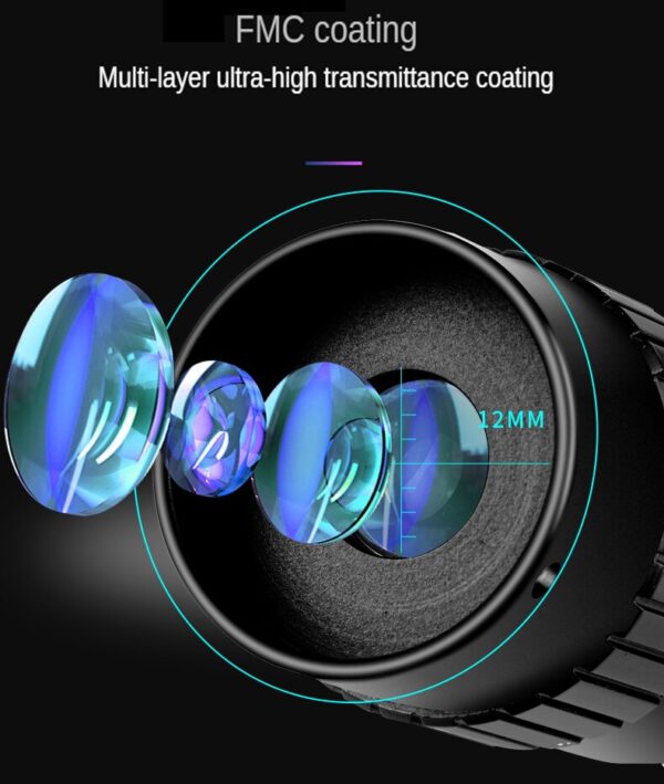 4K10-300X40mm Super Zoom Monocular Telescope Binoculars BAK4-Prism Body Steel Take Photo 4K Video Low Light Night Vision Camping 4