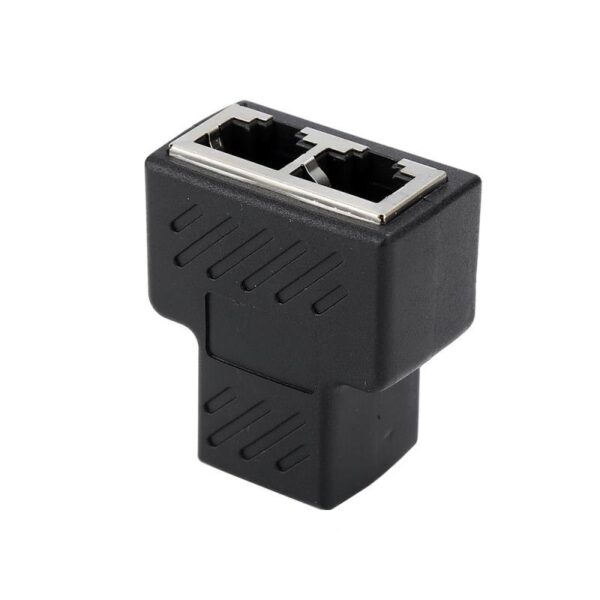 1 To 2 LAN Ethernet Network RJ45 Adapters Splitter Extender Plug Adapters Connectors For Tablet Pc Laptop Accessories TXTB1 5