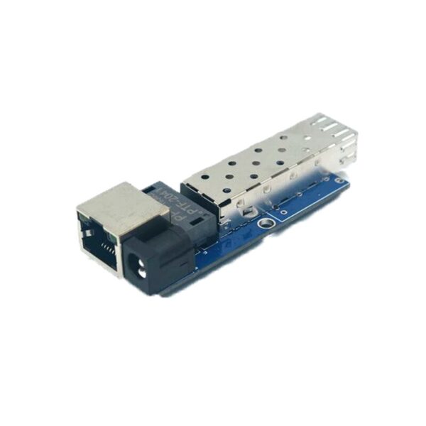 Fiber Optical media converter 1 port sfp to 1 rj45 gigabit optical fiber ethernet for ip camera 10/100/1000M 2