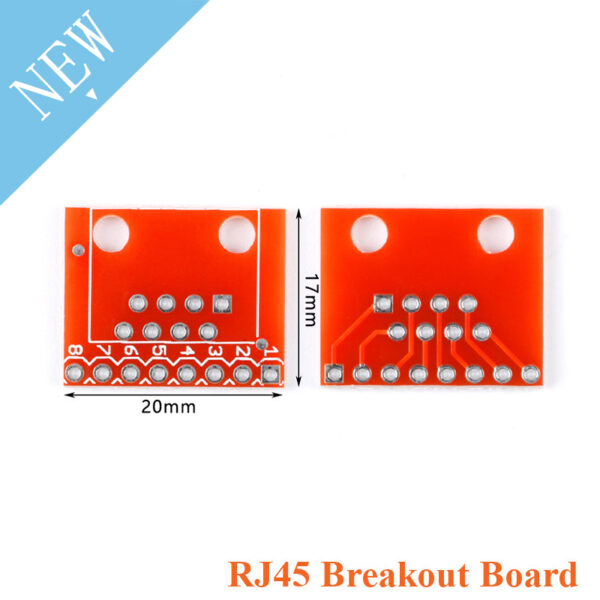 5pcs RJ45 Breakout Board Module RJ45 to DIP Adapter Board Connector DIY Electronics for Arduino 1