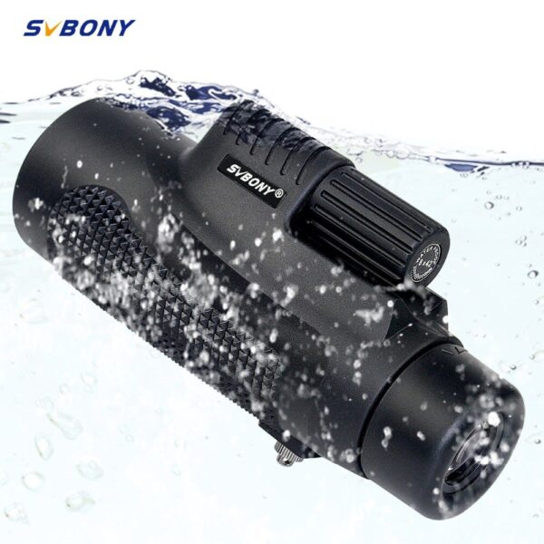 SVBONY Monocular 8x42 Hand Focus Telescope Glass Lenses BK7 Prism for Hunting Hiking Birdwatching Waterproof Binoculars F9116AB 5