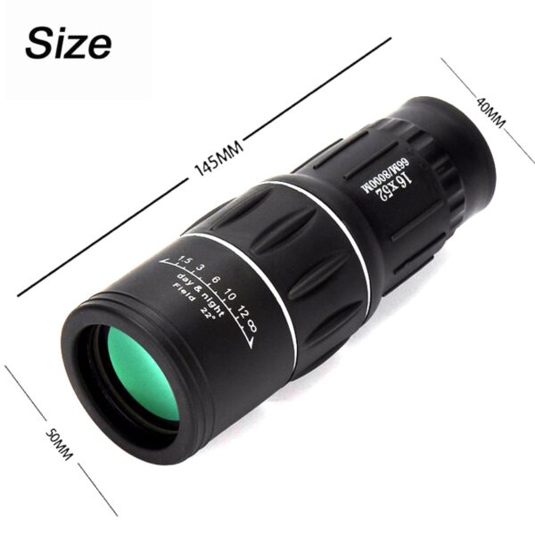 High Power HD Monocular Telescope 16X52 Sniper Binoculars Tourism Spyglass LLL Night Vision For Camping Hunting Child Gift 6