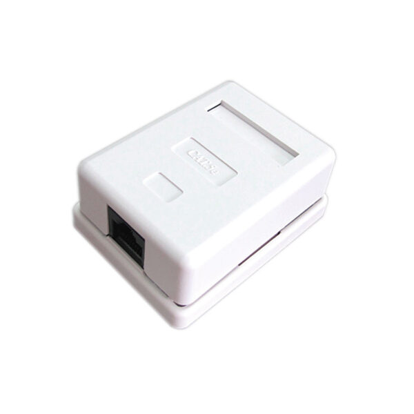 RJ45 connector CAT5e CAT6 junction box single port Desktop box 1-port network cable adapter ethernet extension PCB wire type 1