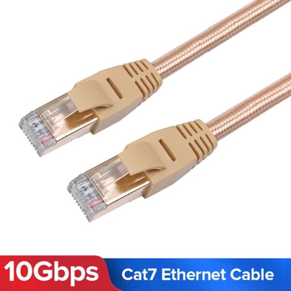 High Speed UTP Enhanced Cat7 Ethernet Patch Cable Ethernet Network Cable Patch Cord for PC Laptop U/FTP LAN Black 2