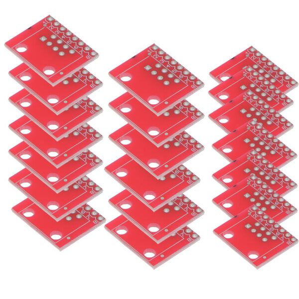 2020 NEW Hot 20x Modular Connectors / Ethernet Connectors RJ45 Breakout Board Adapter Connector Module Board Portable 3