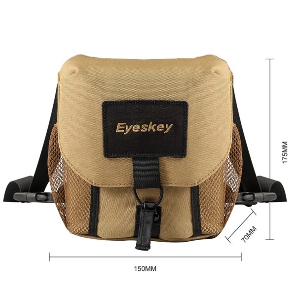 Eyeskey Universal Binocular Bag/Case with Harness Durable Portable Binoculars Camera Chest Pack Bag for Hiking Hunting 4