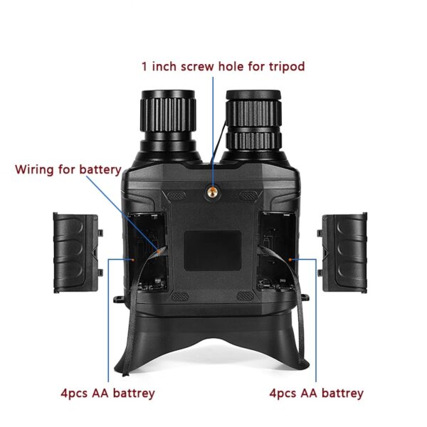 WG550B 500M HD Night Vision Binoculars Cameras 20×31 Telescope Hunting Optical 850nm IR HD Night Vision Binocular Night Goggles 3