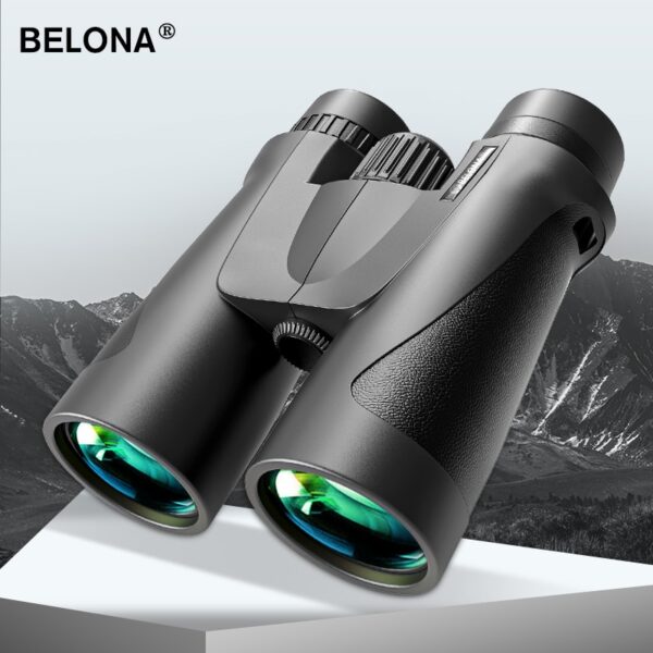 8X42 10x42 12X42 Binoculars Hunting and Tourism BAK4 Prism FMC HD Professional Powerful Military Telescope Visible at low light 1