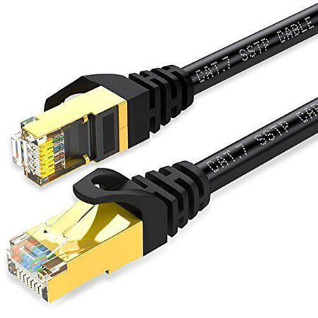 RJ45 Cable Cat 7 U/FTP Gold Plated Shielded 10Gbps Ethernet RJ45 Network Patch Cable Cord Ethernet Cable 1