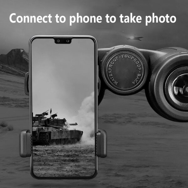 Professional Binoculars Telescope Long Range Waterproof Smartphone Camera HD BAK4 Low Light Night Vision Outdoor Camping Hunting 3