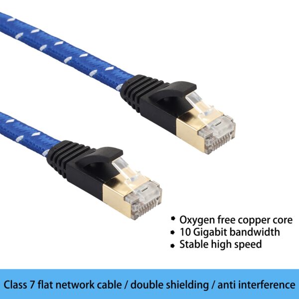 10Gbps CAT 7 RJ45 Ethernet Network LAN Cable Patch Lead Cord Adapter Extender Ethernet Cables 3