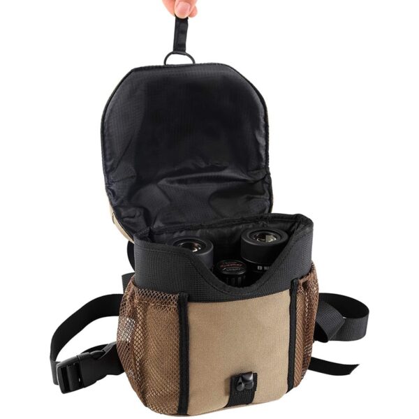 Eyeskey Universal Binocular Bag/Case with Harness Durable Portable Binoculars Camera Chest Pack Bag for Hiking Hunting 5