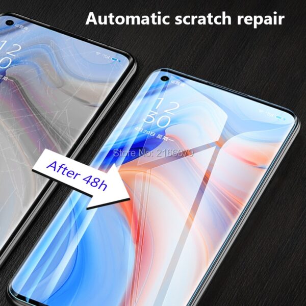 For Oppo A53 A33 2020 A53s A32 Clear TPU / Matte Anti-Fingerprints Hydrogel Full Cover Soft Screen Protector Film (Not Glass) 4