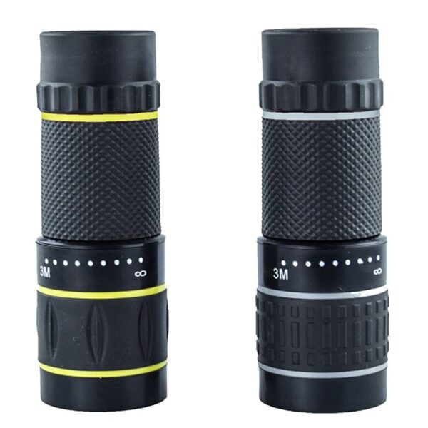 High Quality 10Ã22 Monocular Telescope Binoculars Zooming Focus Green Film Binoculo Optical Hunting Tourism Scope 2