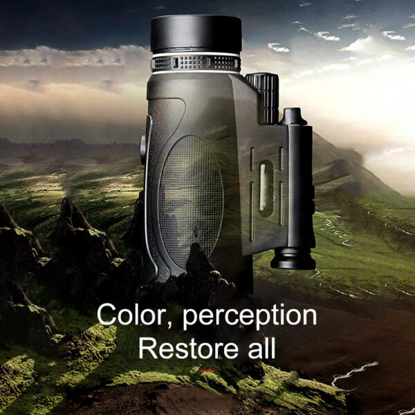12x50 HD Telescope High Power Binocular Portable Military Hunting Telescope Night Vision Outdoor Climbing Photograph Monocular 2