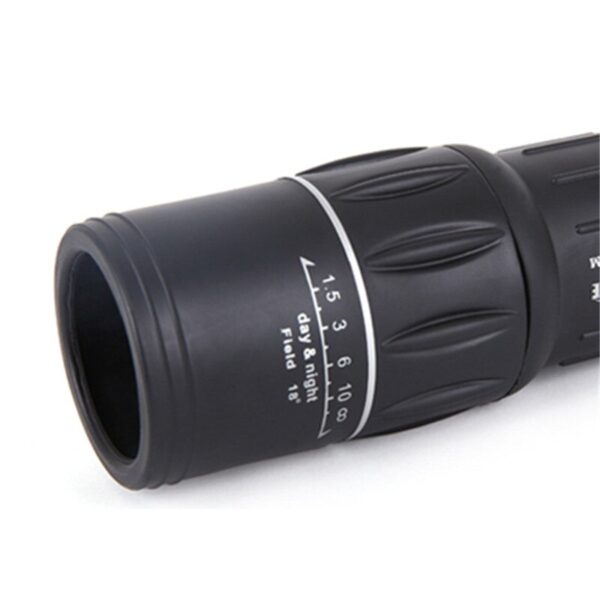 Portable 16 X 52 High Over Telescope Monocular 66/8000M Binoculars Outdoor Sports Black for Bird Watching Hunting 4