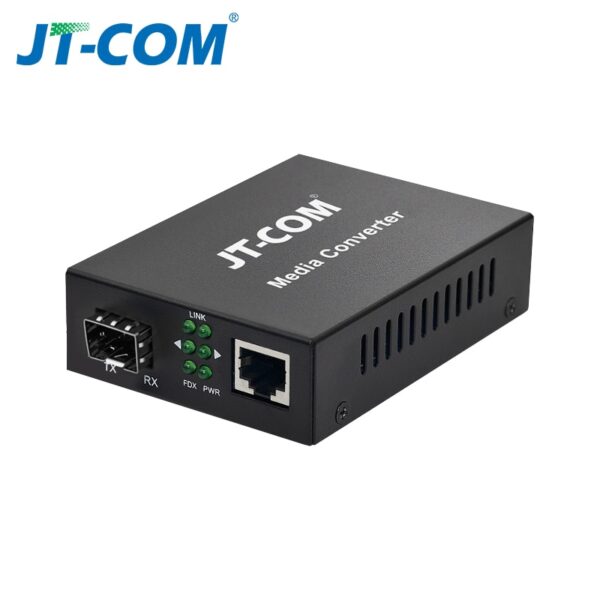 1Gb SFP Fiber to RJ45 Fiber Optic Media Converter 1000Mbps SFP Fiber Switch with SFP Module Compatible Cisco/Mikrotik/Huawei 4