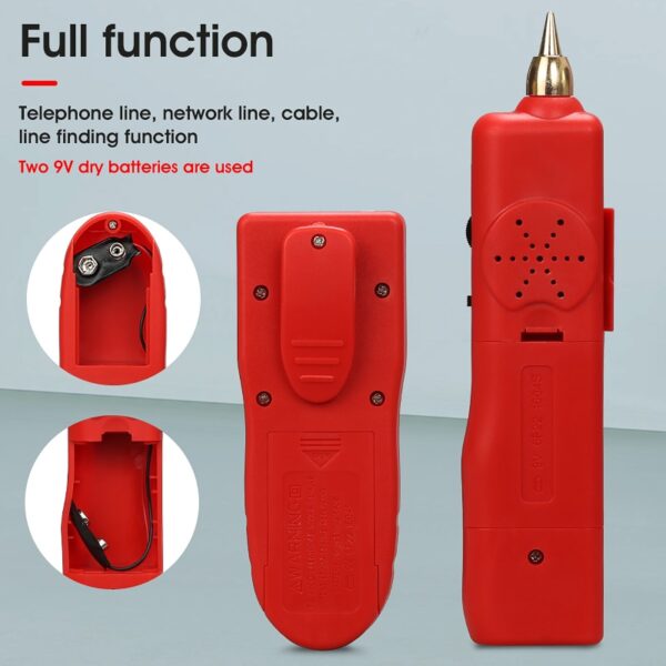 Free shipping RJ11 RJ45 Crimper Cat5 Cat6 LAN Network Cable Tester Telephone Wire Tracker Three colors available 4