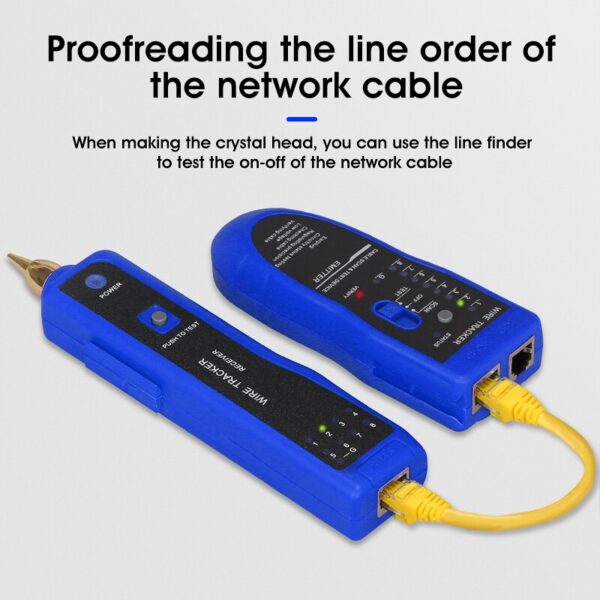 Free shipping RJ11 RJ45 Cat5 Cat6 Telephone Wire Tracker Tracer Ethernet LAN Network Cable Tester Detector Line Finder 3