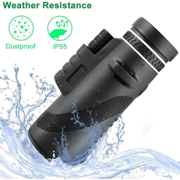 40x60 Binoculars and HD Mobile Phone Holder Binoculars Mobile Phone Telescope Zoom Large Handheld Telescope Hunting 5