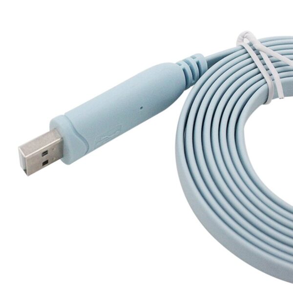 1pc 1.8M USB to RJ45 USB to RS232 Serial to RJ45 CAT5 Console  Cord for Cisco Routers Adapter/ Cable USB to RS232 Serial to RJ45 4