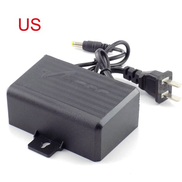 AC/DC 12V 2A 2000ma CCTV camera Power Supply adaptor Outdoor Waterproof EU US Plug Adapter Charger for CCTV video Camera 2