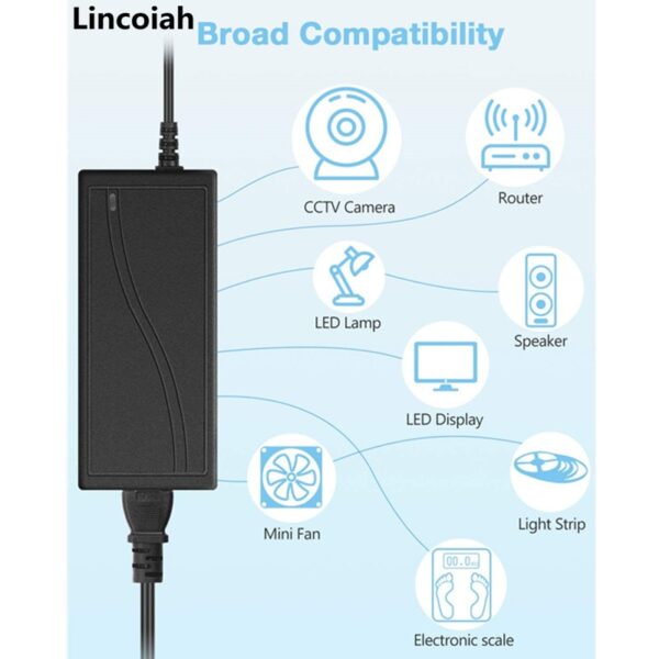 DC 5V 12V 24V Adapter Power Supply AC 100V-240V 1A 2A 3A 5A 6A 8A 10A Charger Converter Adaptor For LED Strips Light CCTV Lamp 6