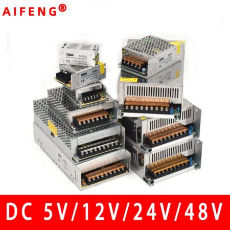 AIFENG switching power supply 110V/ 220V to 5V 12V 24V 48V led power supply CCTV / LED Strip  AC to DC source power Adapter 1
