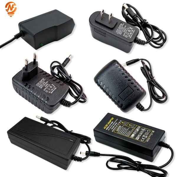 AC 110-240V DC 5V 12V 1A 2A 3A 5A 6A 8A 10A Universal Power Adapter Supply Charger adaptor Eu Us Au Uk For LED Light Strips CCTV 1